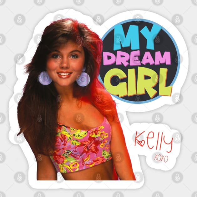 Kelly Kapowski is My Dream Girl XOXO Sticker by darklordpug